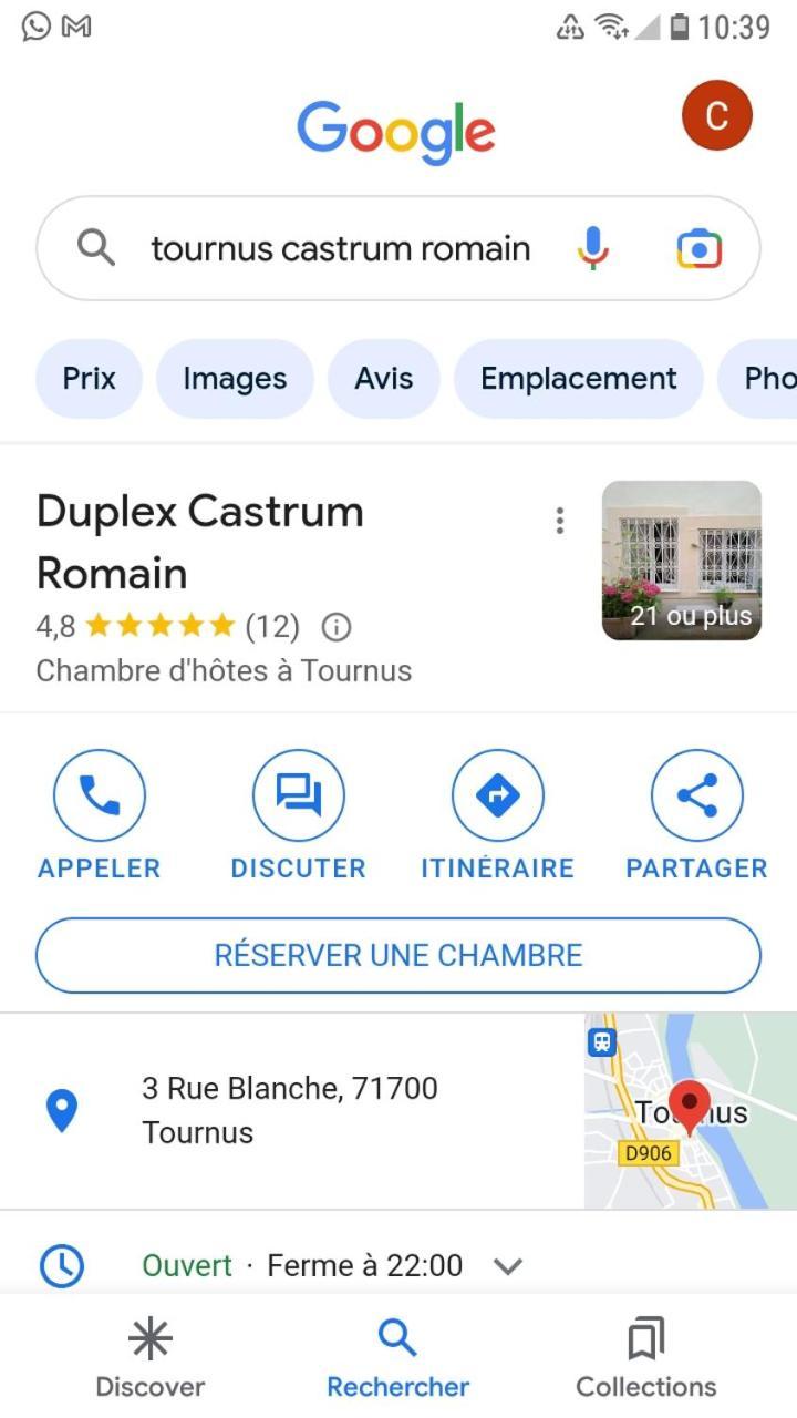 Tournus Castrum Romain - Duplex 54 M2 - 3 Etoiles - Petit Box Velo - 5Mn Autoroute Szoba fotó